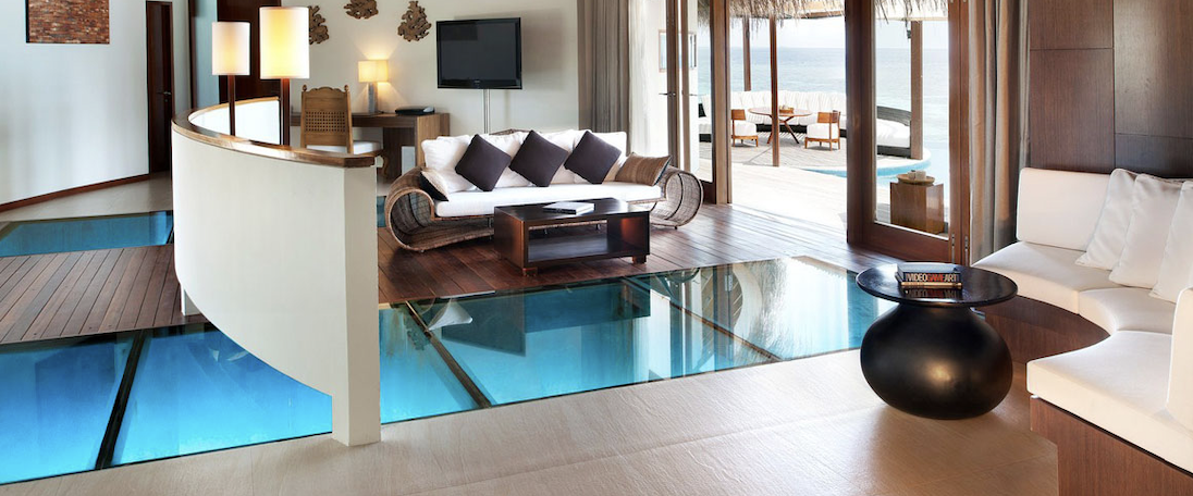 Dalles de plancher verre