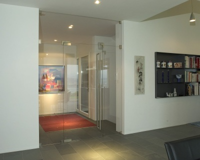 Porte en verre ensemble séurit