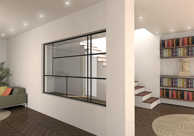 Déco châssis fixe intérieur