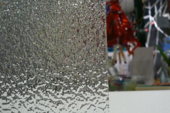 Verre imprime texture