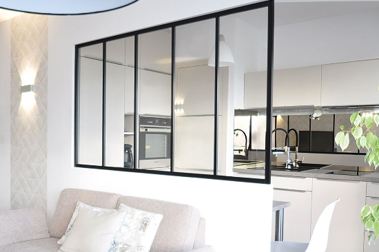 Châssis fixe, séparation, verrière